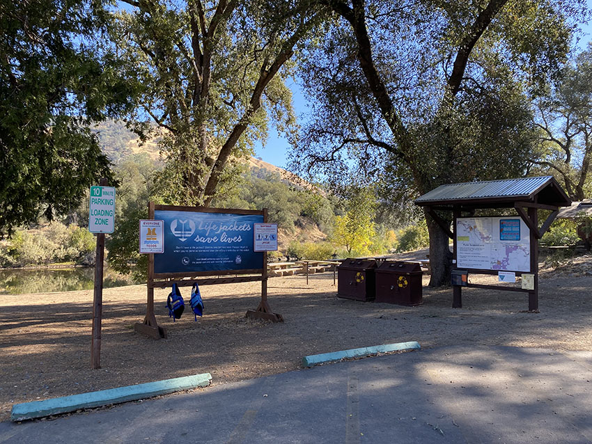 Life jacket station and Information board
